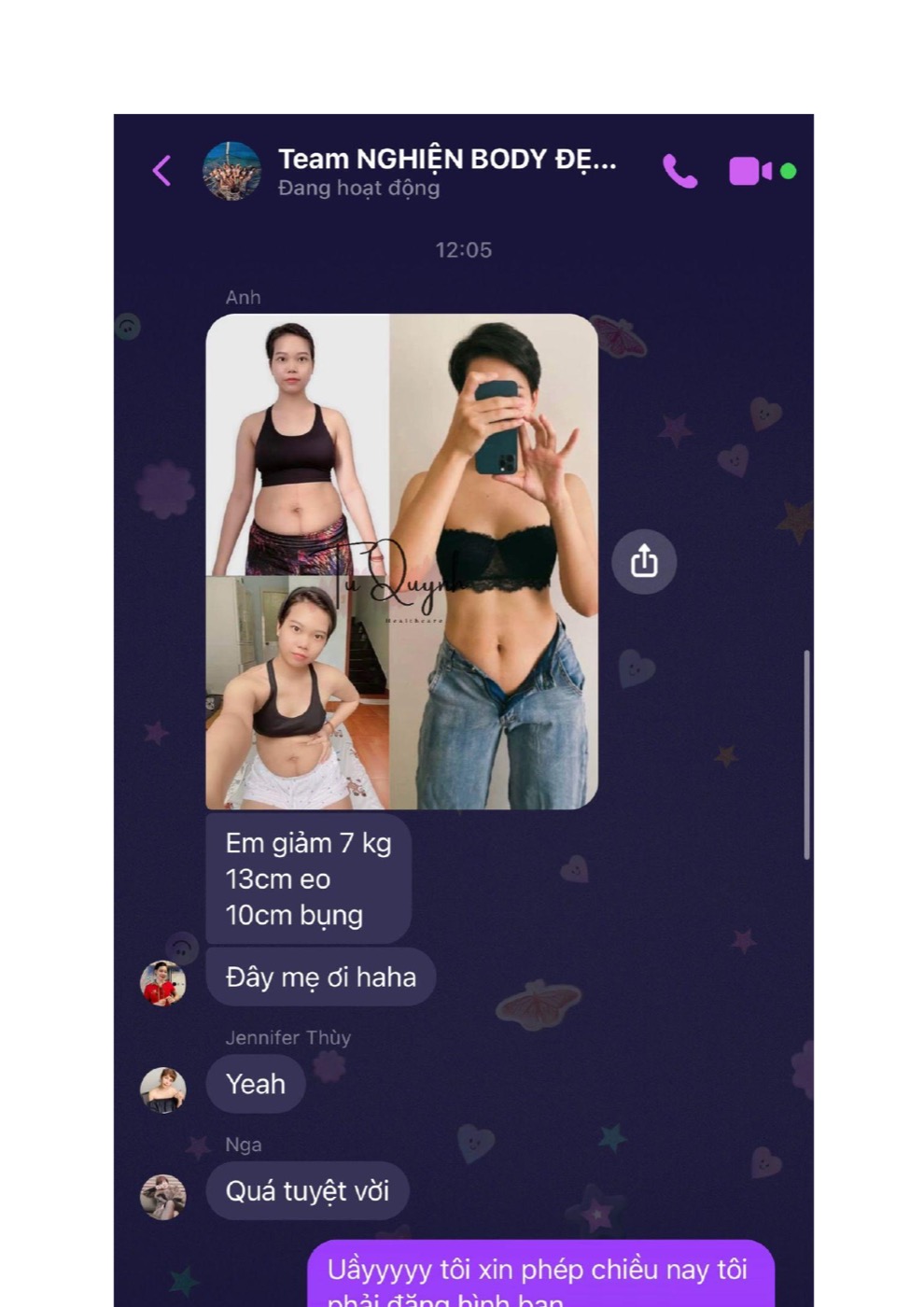 Tin nhắn học viên